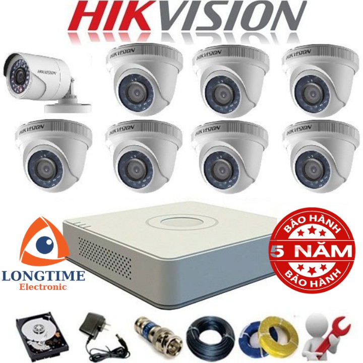 Camera Hikvision DS-2CE56C0T-IRP , camera dành cho đầu ghi , Cảm biến High-Performance CMOS 1MP , 1280x720@25fps