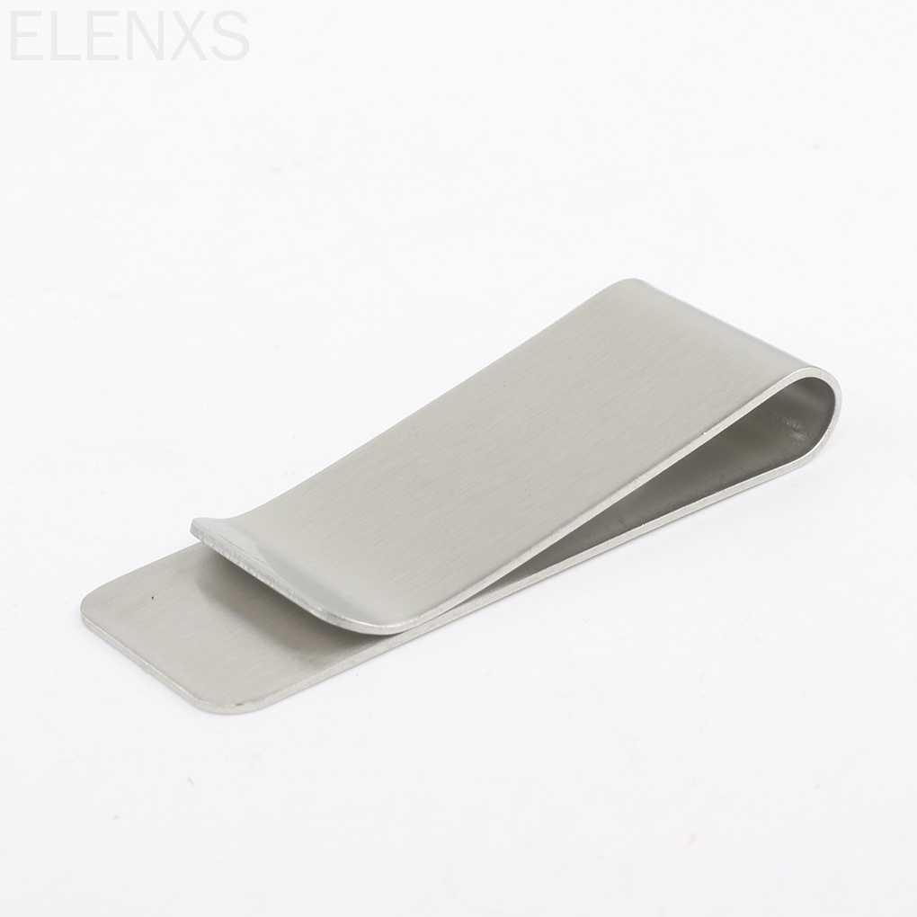Kẹp giữ tiền/thẻ tín dụng bằng thép không gỉ màu bạc