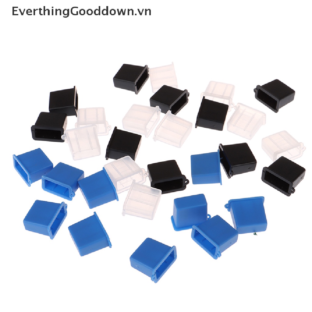 Set 10 Nút Bịt Ổ Cắm USB Loại A Chống Bụi Tiện Dụng
