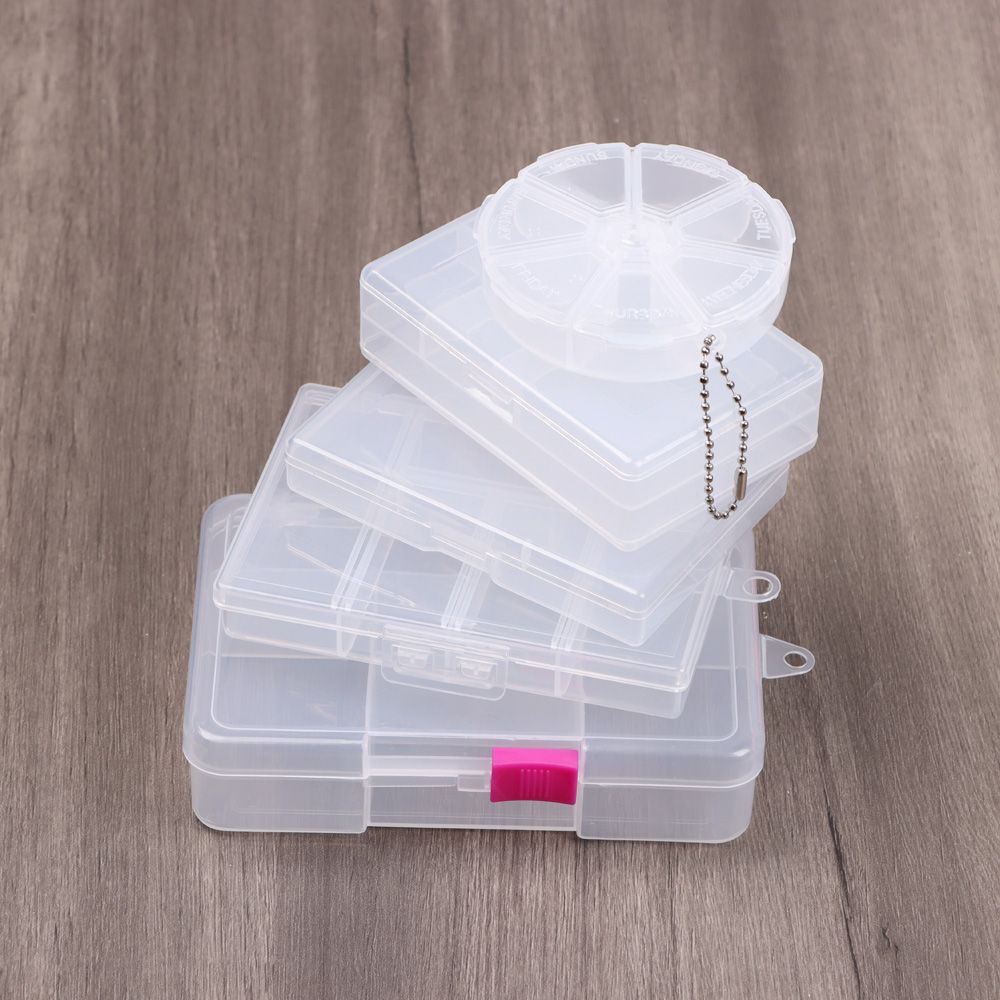 CONOPERY Hộp đựng đồ hình vuông bằng nhựa trong suốt 13 kiểu tùy chọn tiện dụng