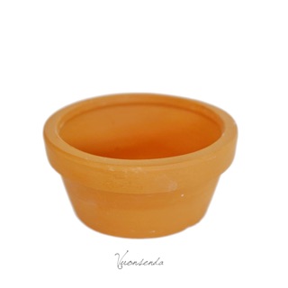 Chậu đất nung đỏ 12x6cm - Vườn sen đá