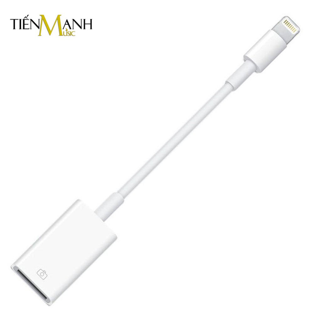 [Chính Hãng] Dây Cáp OTG Kết nối Micro, Đàn Organ, Piano Với iPhone, iPad iOS Lightning to USB Camera Adapter Mic