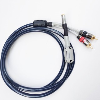 Dây 3.5 cái ra AV Monster (3.5 female to RCA) kèm 2 cục chống nhiễu dài 5m (nhiều kích thước lựa chọn)