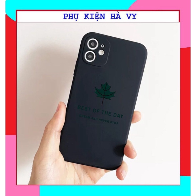 Ốp lưng hình lá phong chất ốp đẹp cạnh vuông giả ip12 5/5s/6/6plus/6s/7/7plus/8/8plus/x/xr/xs/11/12/pro/max