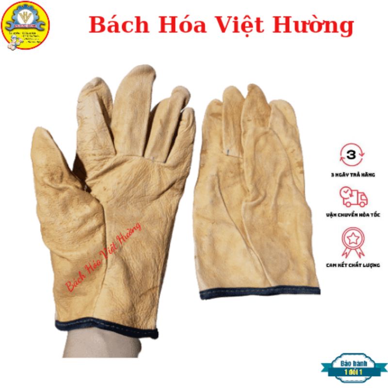 Găng tay hàn da mềm mại, chống cháy, chịu nhiệt bao tay hàn dùng cho hàn TIG hàn MIG, luyện đúc