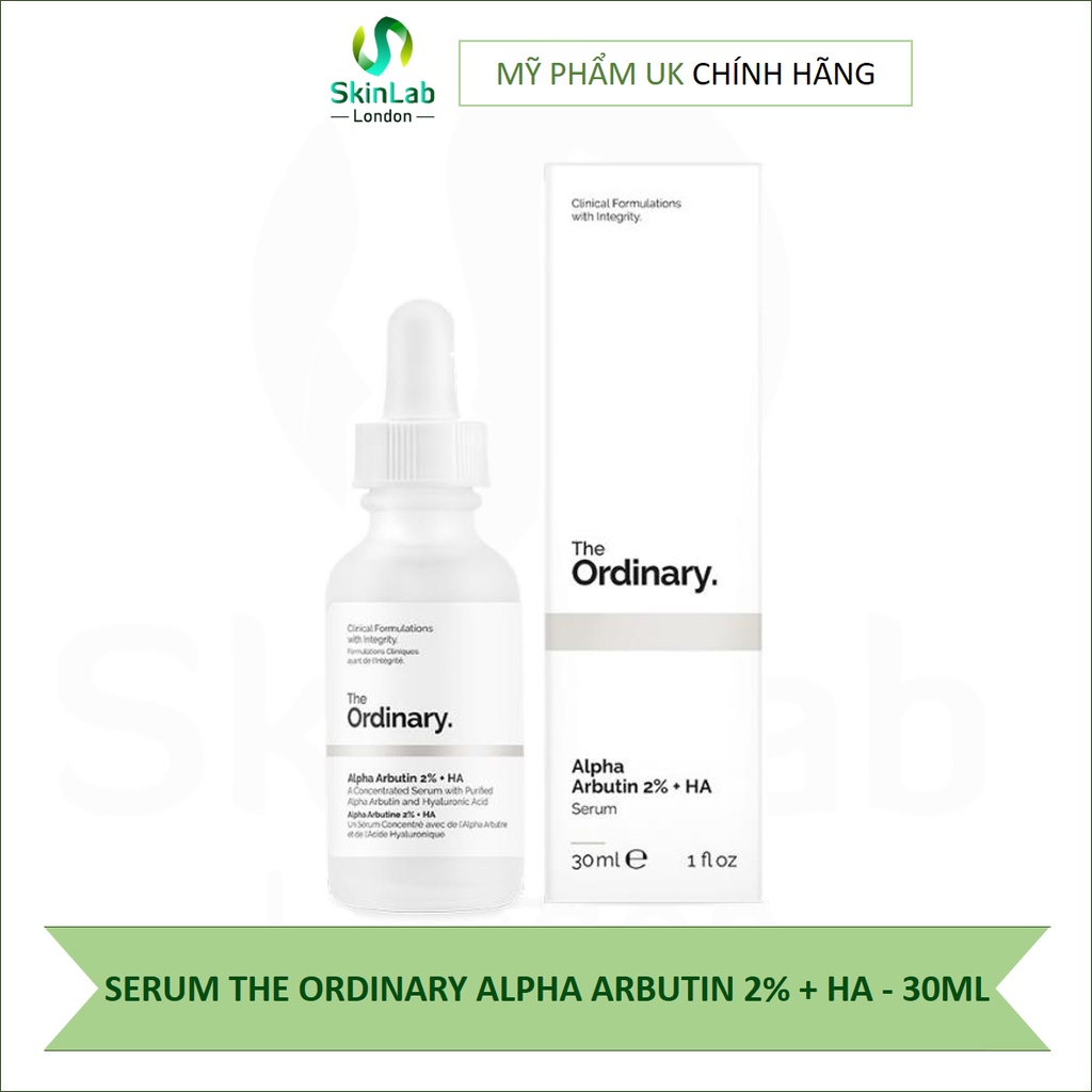 TINH CHẤT THE ORDINARY ALPHA ARBUTIN 2% + HA - 30ML (BILL ANH)