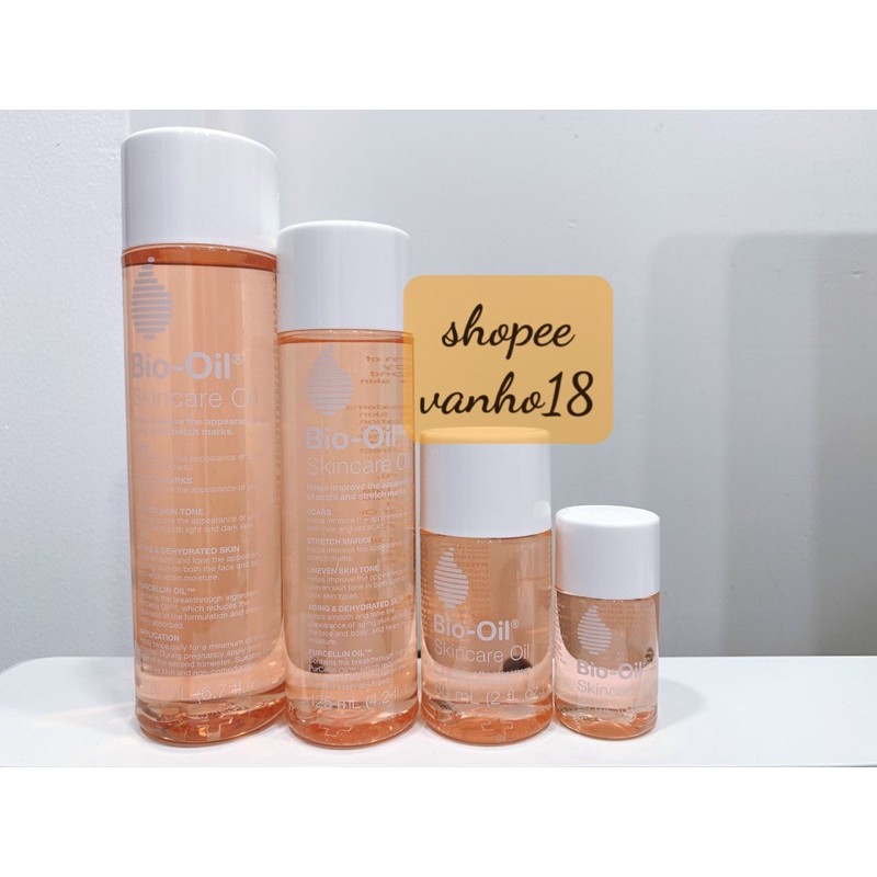 Tinh Dầu Bio-Oil Mờ Sẹo Và Giảm Rạn Da 25ml-60ml-125ml-200ml