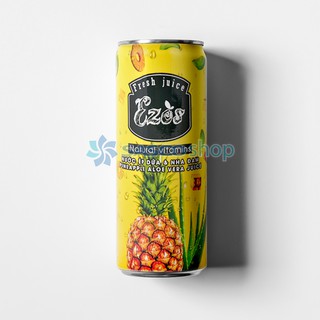 NƯỚC ÉP TRÁI CÂY EZOS SASCO (LỐC 6 LON)