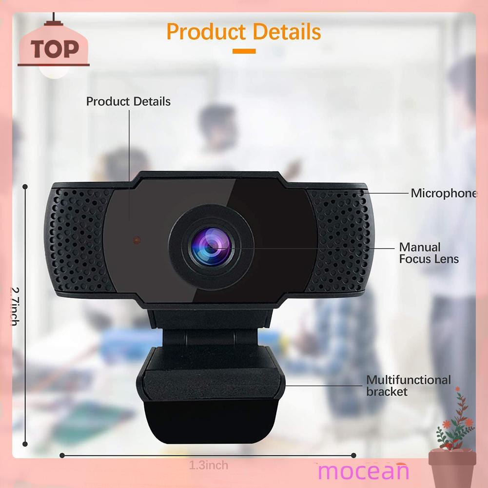 Mocean Computer Web Camera HD Live Broadcast 1080P Drive Free Online Class Cam