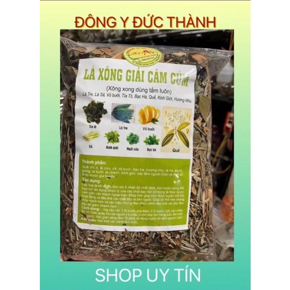 1Kg Lá xông cảm cúm đủ vị thơm nức