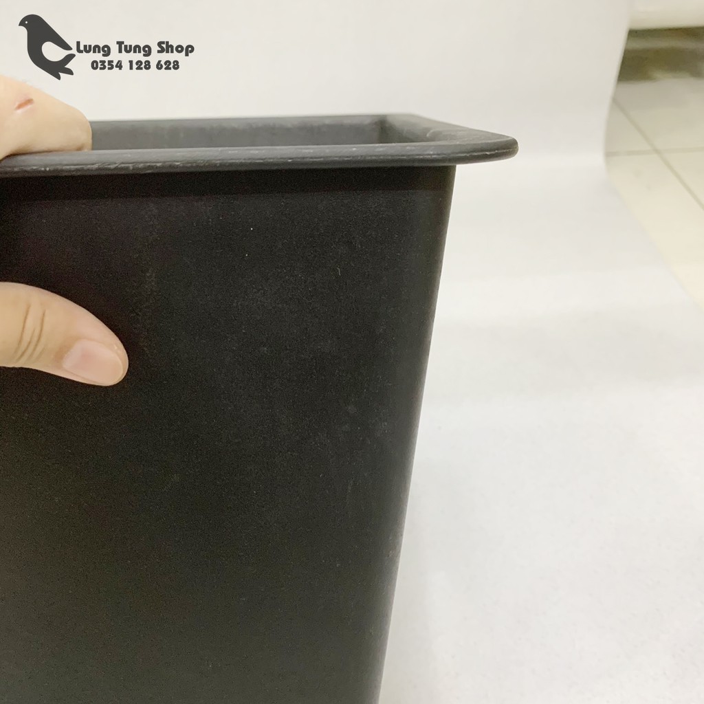 Chậu vuông nhiều màu - trồng cây nuôi cá