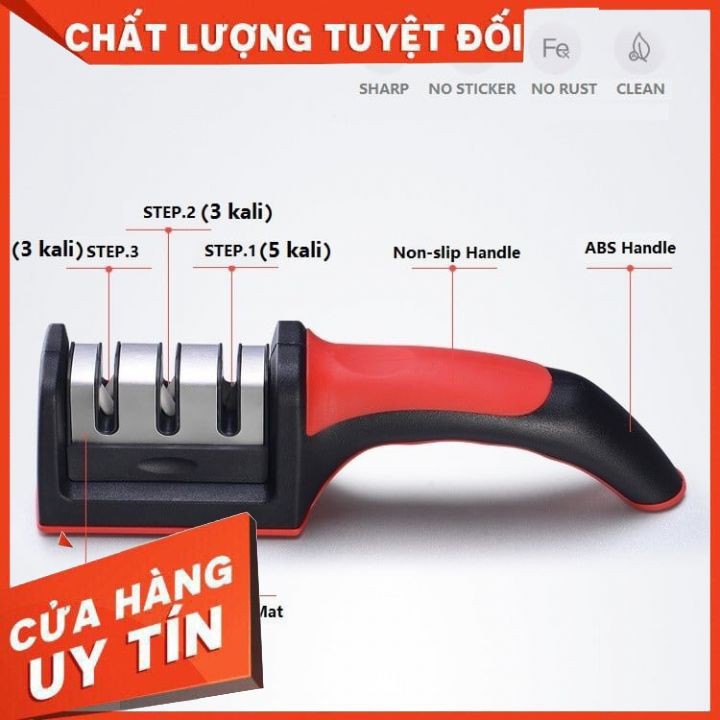 [SIÊU RẺ] Dụng cụ mài dao kéo 3 cấp độ, mài bén siêu tiện lợi