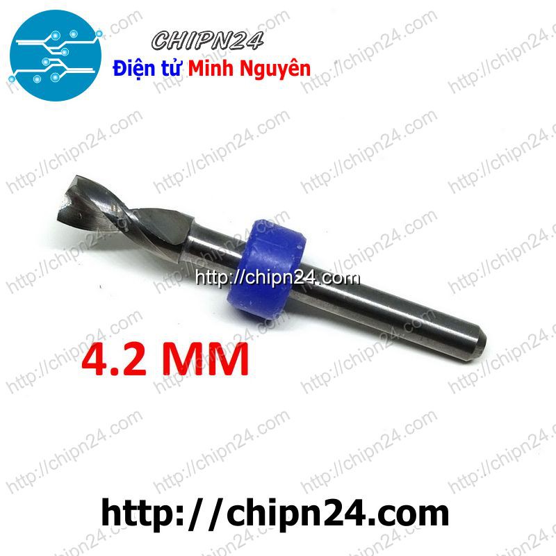 [1 CÂY] Mũi khoan mạch in CNC 4.2mm (Mạch điện tử, PCB)