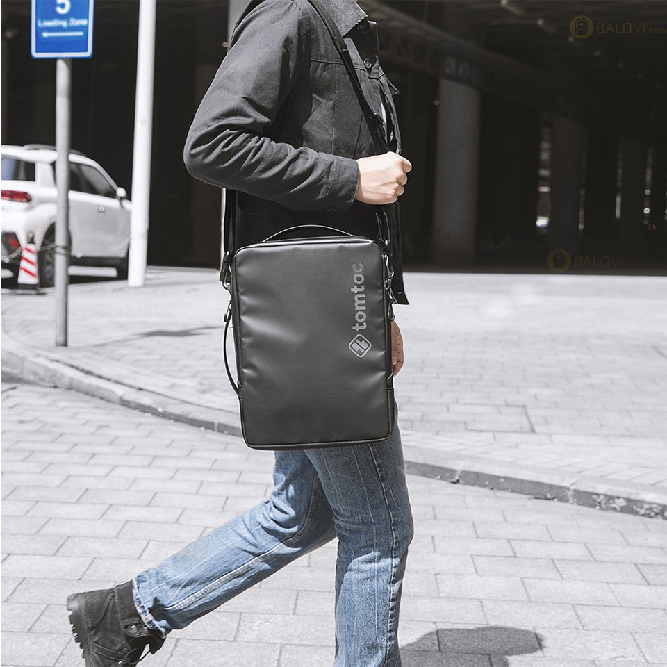 Túi đeo chéo Tomtoc H14 Urban Codura Shoulder Bags For Macbook 13"14", Ultrabook 13"