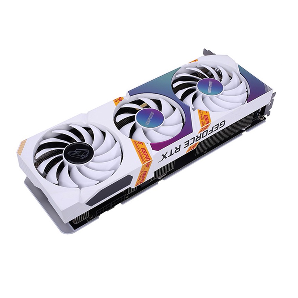 Vga card màn hình COLORFUL IGAME RTX 3060 TI ULTRA OC WHITE 8G-V (8GB GDDR6, 256-BIT, HDMI +DP, 1X8-PIN) NEW