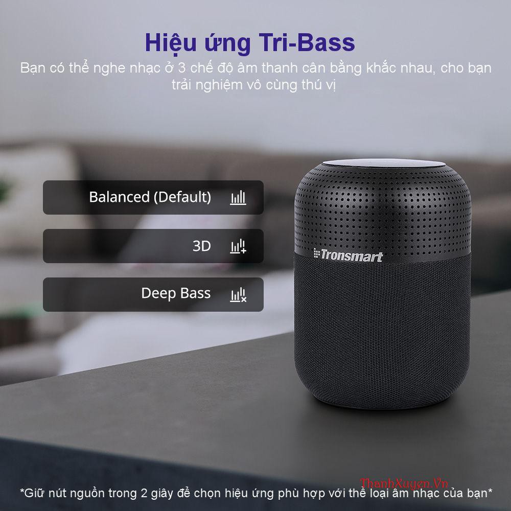 Loa Bluetooth Tronsmart T6 max 60w, bass bao hay và phê, ghé 2 loa thành 120w, siêu lớn