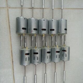 1 Động cơ quạt 545 12v DC có lắp sẵn chục quạt