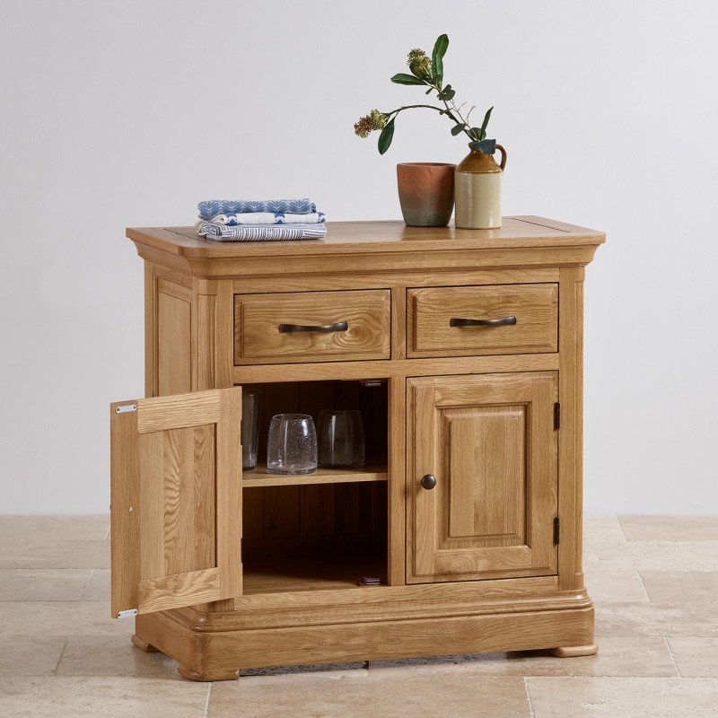 Tủ trữ đồ nhỏ IBIE Canterbury gỗ sồi màu tự nhiên