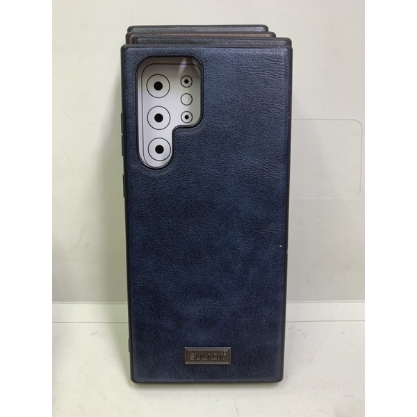 Ốp lưng Samsung Galaxy S22 Utra viền dẻo lưng kiểu da hàng công ty