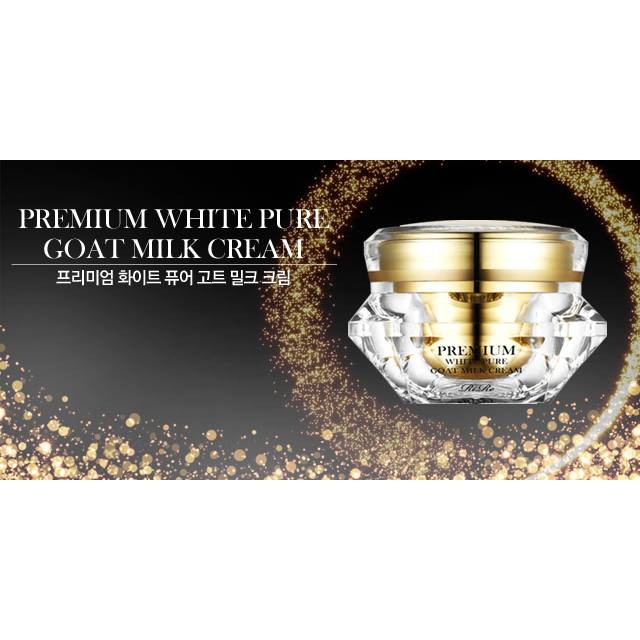 Kem dưỡng trắng da Premium white pure goat milk cream
