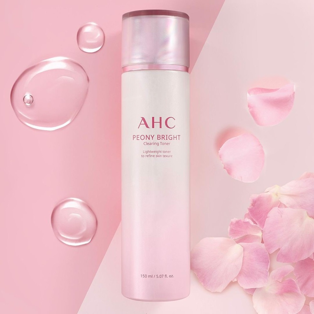 Nước Cân Bằng Làm Sáng Da AHC Peony Bright Clearing Toner 150ml