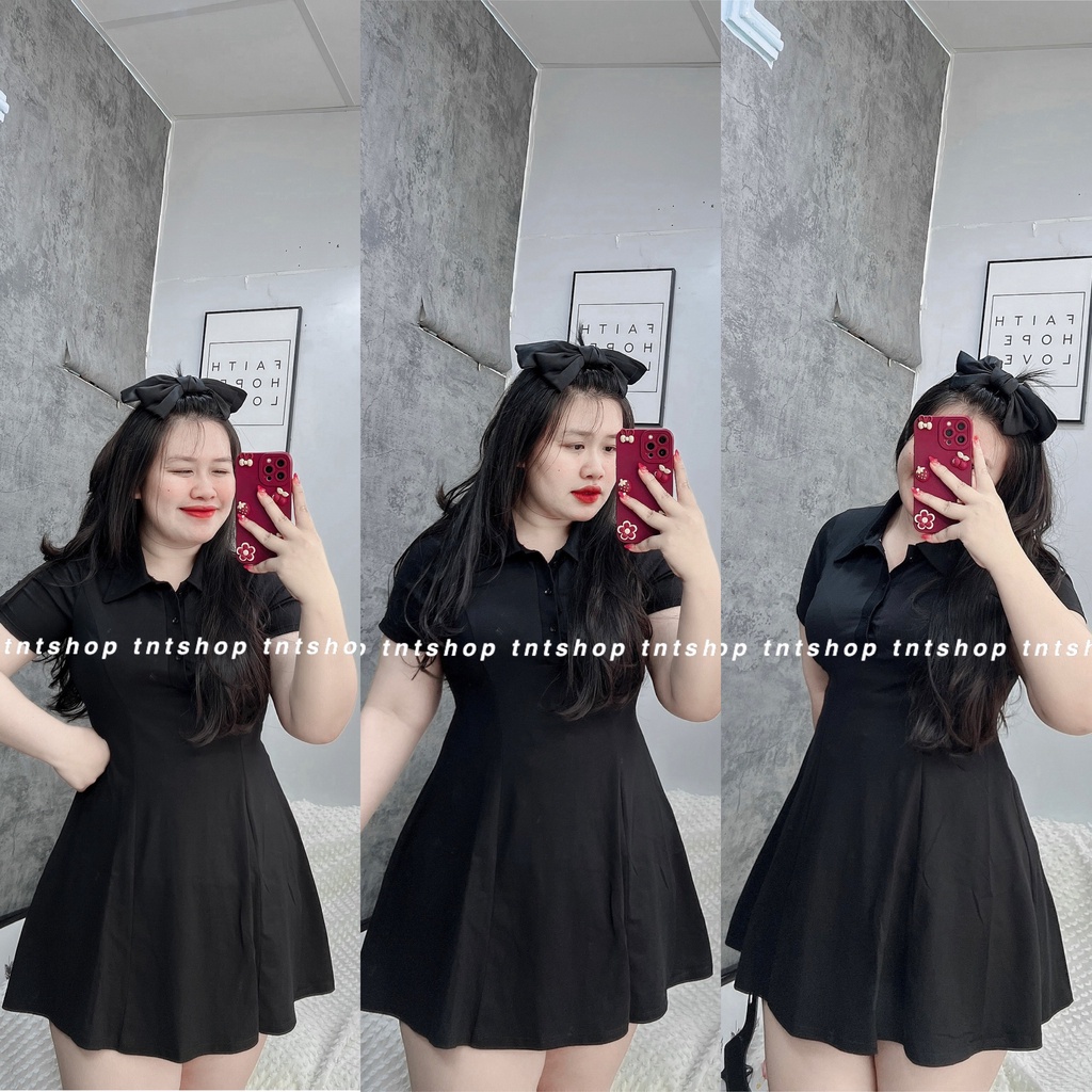 ĐẦM CỔ POLO [TNT SHOP BIGSIZE 60KG 90KG]