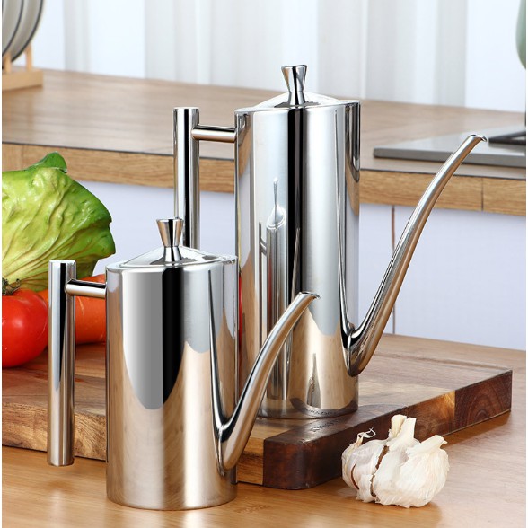 bình đựng dầu ăn inox 304 đa năng màu sắc tự nhiên chống gỉ an toàn sức khỏe LaMaison Décor