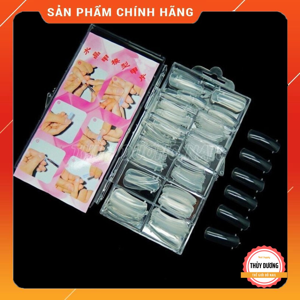 Móng úp gel gôm định hình fom móng 100 móng chuyên dùng làm nail