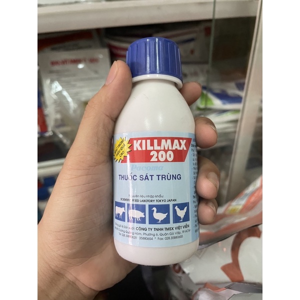 Dung Dịch Vệ sinh chuồng trại Killmax 100ml