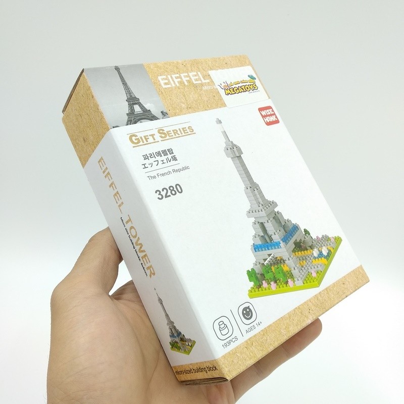 Mega Block - Đồ chơi xếp hình Tháp Eiffel (193 mảnh ghép)