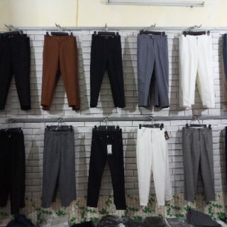 Quần baggy trắng