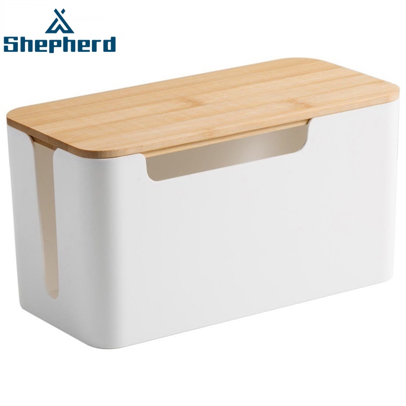 Hộp Shepherd đựng dây cáp gọn gàng tại nhà không hỗn độn