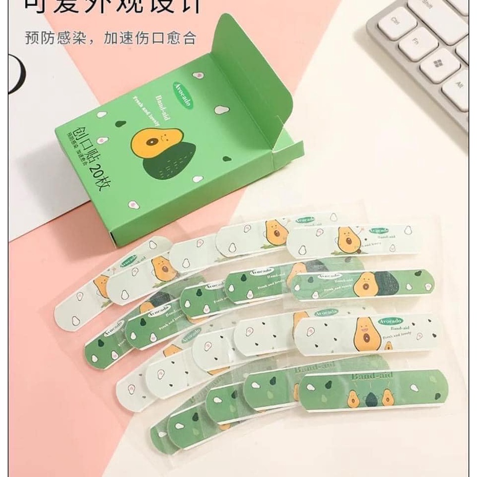 HỘP 20 BĂNG GÂU HÌNH HOẠT HÌNH DỄ THƯƠNG CHO BÉ