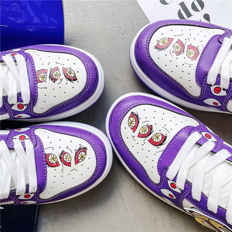 Giày Sneaker Nam Cổ Cao In Hình Anime Demon Slayer Kokushibou Thoải Mái Thời Trang Mới