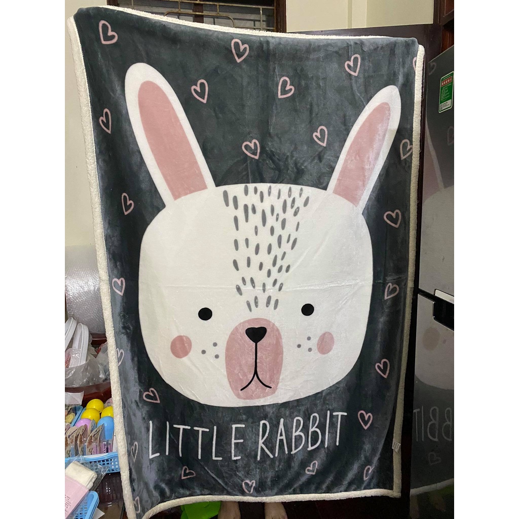 {𝑿𝒂̉ 𝒉𝒂̀𝒏𝒈} Chăn lông cừu cho bé, siêu mềm mịn, màu sắc dễ thương