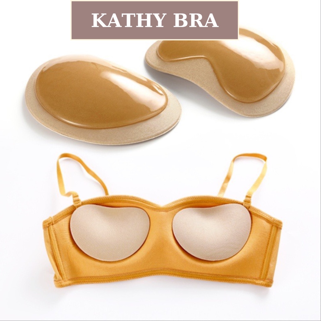 D05 1 Cặp 2 Miếng Dán Độn Ngực KATHY BRA Đệm Tim Mút Độn Ngực 2.5 cm Sử Dụng Được Nhiều Lần