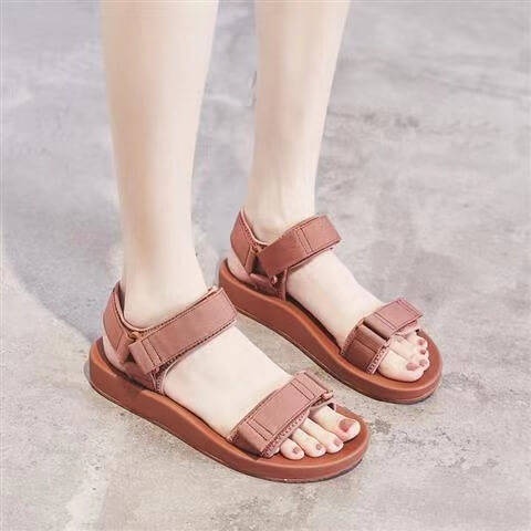 Dép thời trang dép quai hậu nữ giá rẻ Giày Thời Trang Đế Bằng Phong Cách Hàn Quốc Dễ Phối Đồ