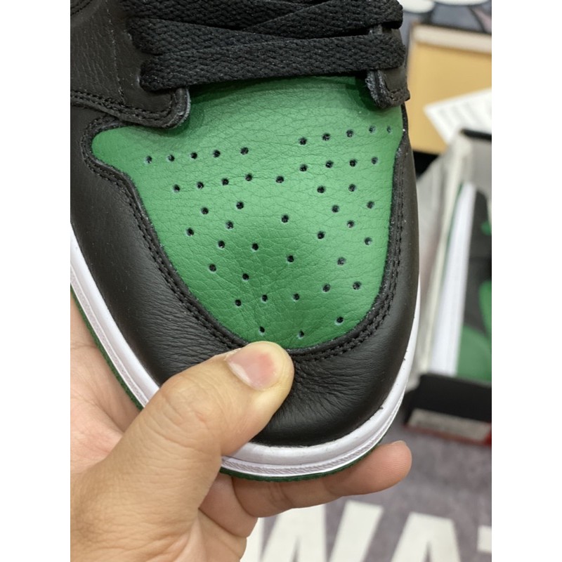 [AGsneaker] Giày thể thao cổ cao màu xanh lá đen chân bè fit lên 1 size...