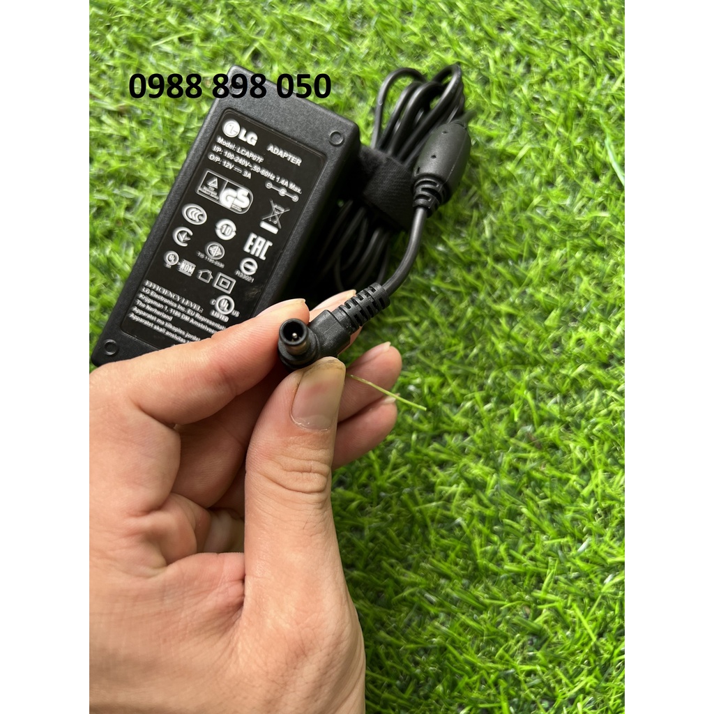 adapter nguồn 12v 3a LG cho màn hình máy tính