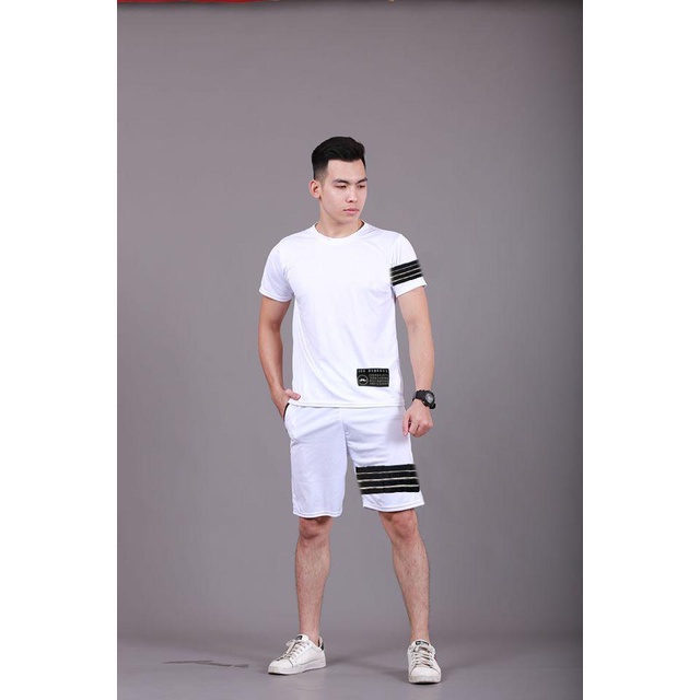 Bộ Thể Thao Nam mùa hè mặc ở nhà chất vải cao cấp xuất xịn, Đồ bộ nam thể thao cao cấp siêu xịn CHP