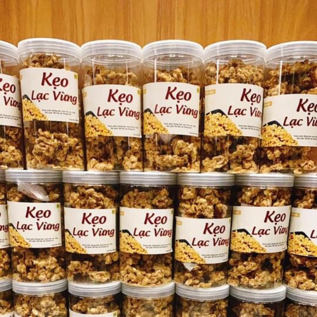 Kẹo lạc vừng ròn tan handmade 43k /lọ 300g