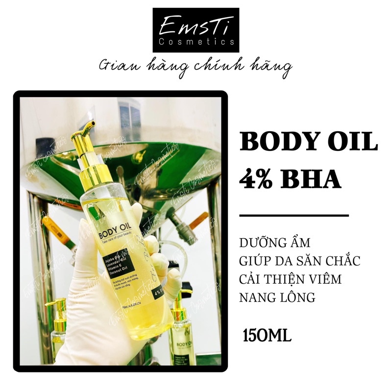 BODY OIL 4% BHA - Dưỡng ẩm và giúp da săn chắc