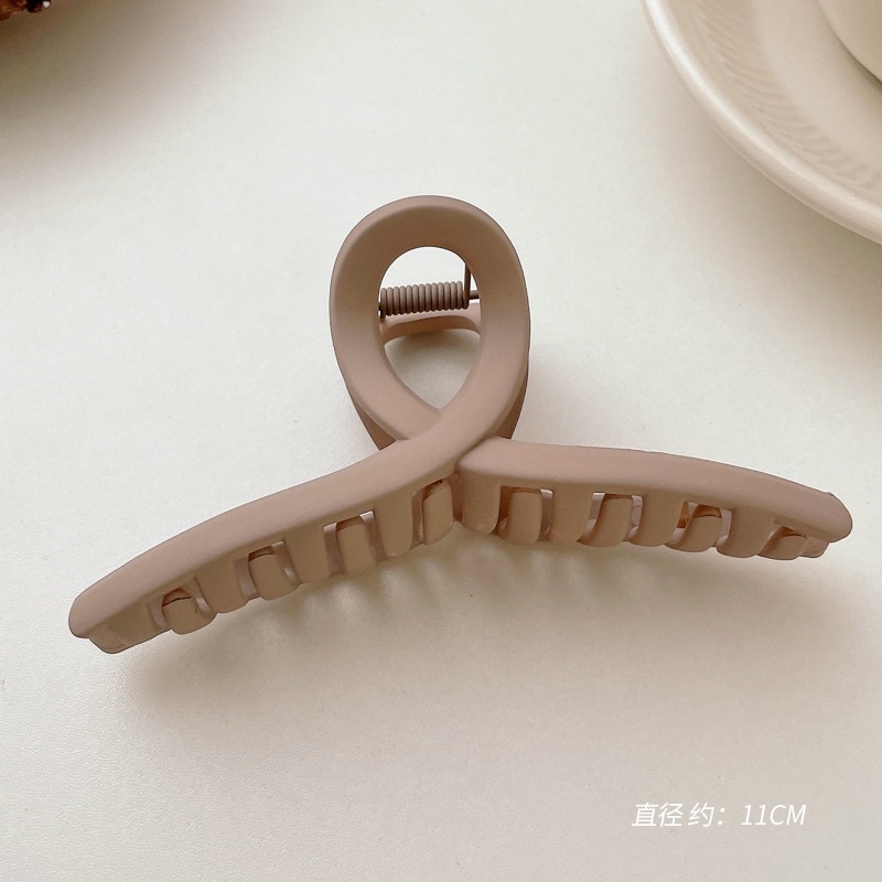 Kẹp Tóc Màu Cà Phê Phong Cách Thời Trang Hàn Quốc