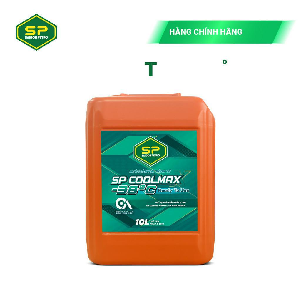 Nước làm mát động cơ - SP COOLMAX -38OC - Saigon Petro - Dung tích 10L, 20L