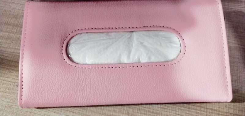 Hộp đựng khăn giấy bằng da PU cho xe hơi