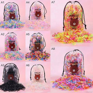 Set 4000 dây chun buộc tóc, dây thun cột tóc cho bé