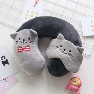 GỐI CỔ KÈM BỊT MẮT 2in1