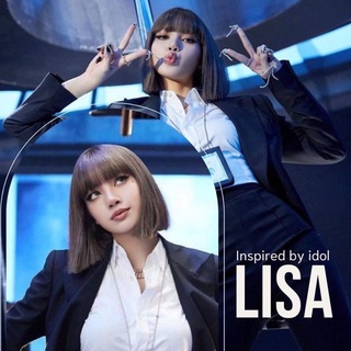 Tóc Giả Ngắn Bằng Lisa siêu xinh