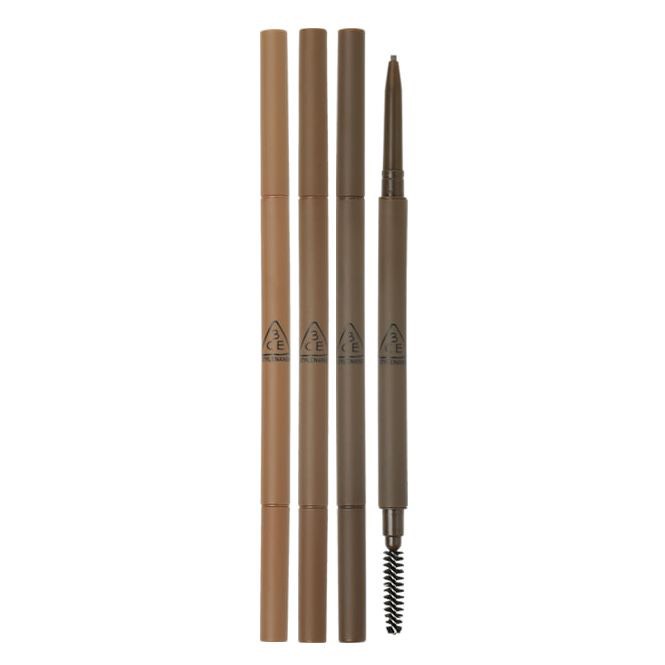 Bút Chì Kẻ Chân Mày 2 Đầu Siêu Mảnh 3CE Super Slim Eye Brow Pencil