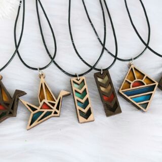 Vòng cổ gỗ handmade